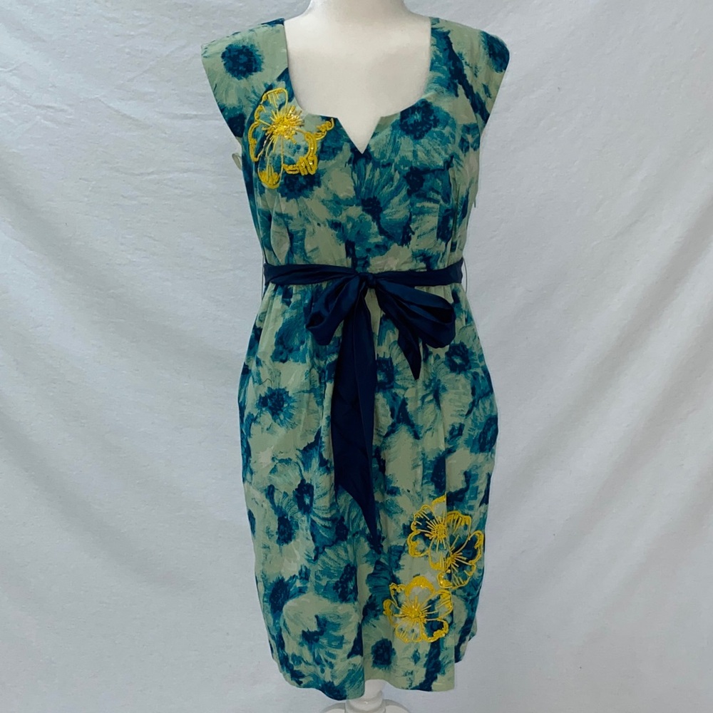 Anthropologie Knotted Poppies Dress by Floreat - Picture 3 of 9